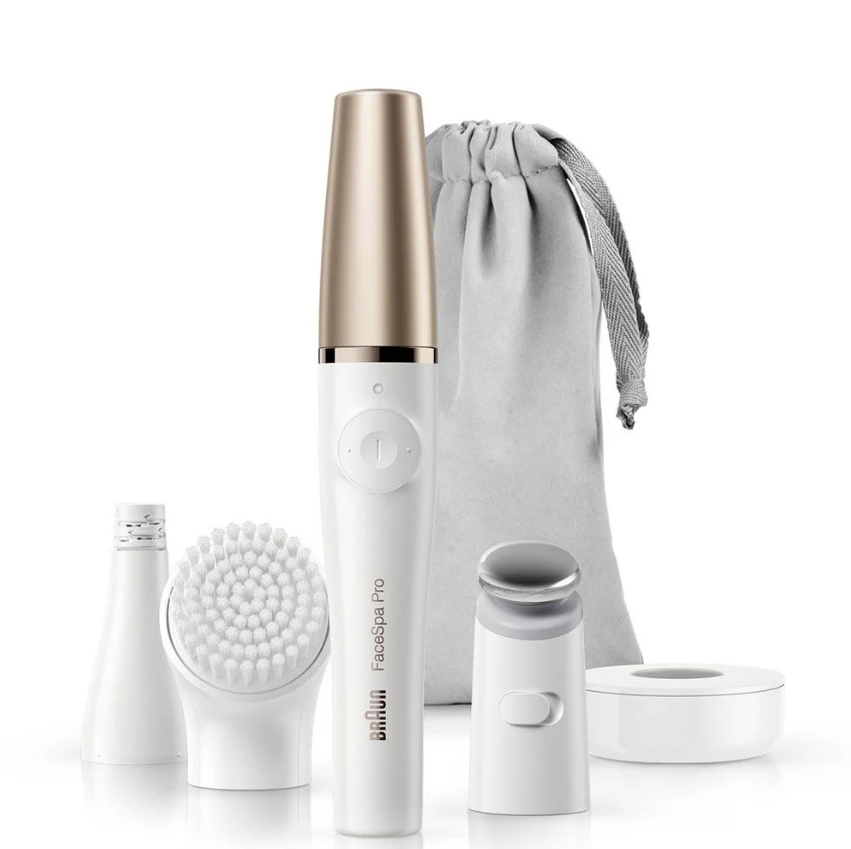 Braun FaceSpa Pro 911 -3 Ekstra Ürün- Yüz Epilasyon Cihazı Beyaz/Bronz