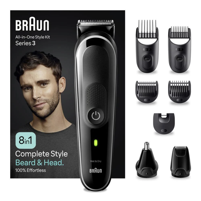 BRAUN MGK 3440 8'İ BİR ARADA ERKEK BAKIM KİTİ