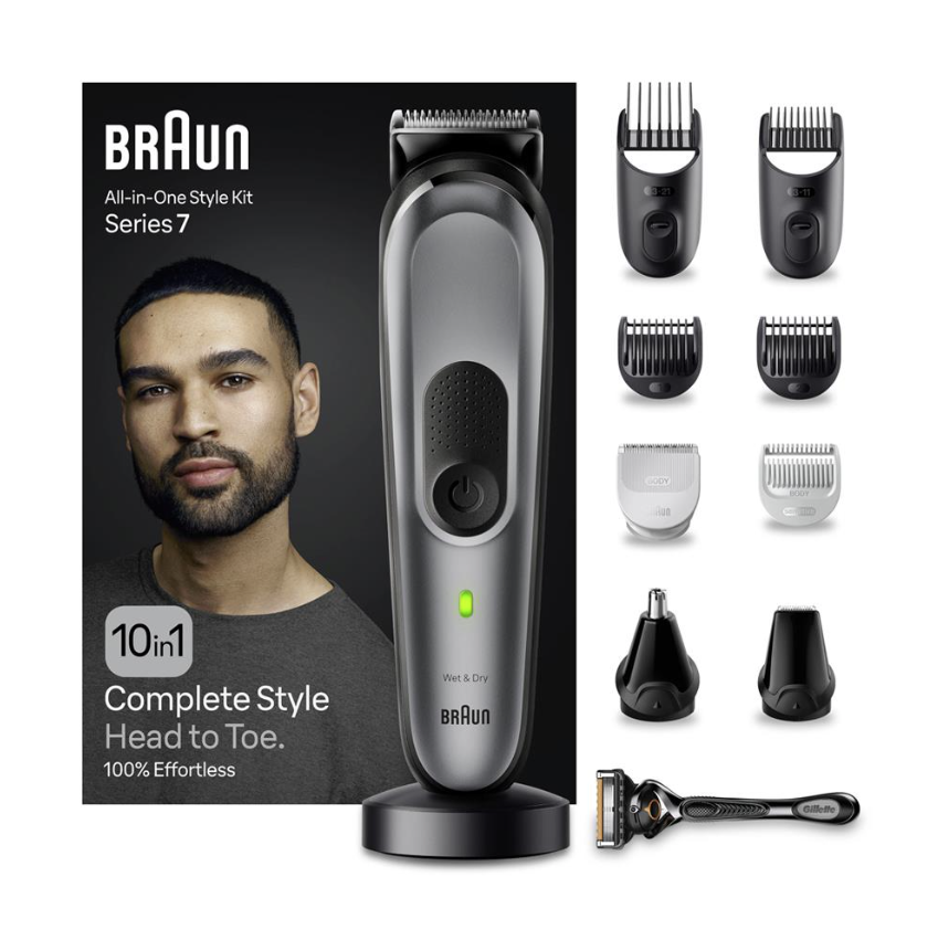BRAUN MGK 7420 10'U BİR ARADA ERKEK BAKIM KİTİ