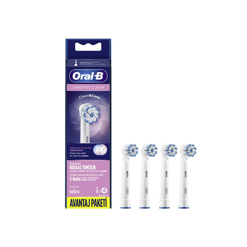 ORAL B EB60 3+1 YEDEK DİŞ FIRÇASI