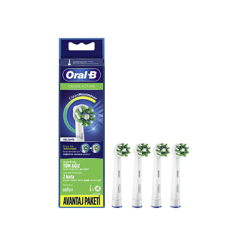 ORAL B EB 50 3+1 CROSS ACTION YEDEK DİŞ FIRÇASI