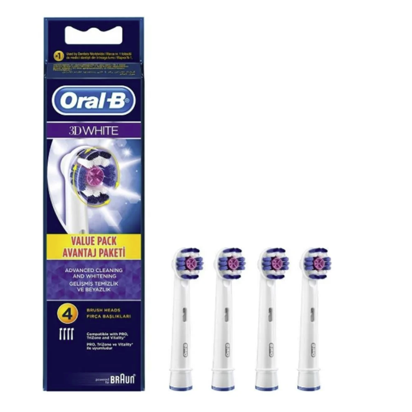 ORAL B EB18 3DW 3+1 YEDEK DİŞ FIRÇASI