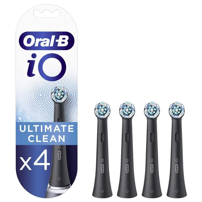 ORAL B iO ULTIMATE CLEAN DİŞ FIRÇASI YEDEK BAŞLIK 4'LÜ SİYAH