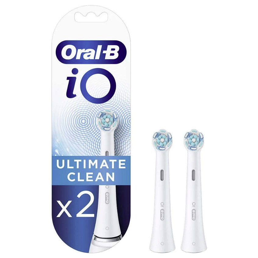 ORAL B iO ULTIMATE CLEAN DİŞ FIRÇASI YEDEK BAŞLIK 2'Lİ BEYAZ