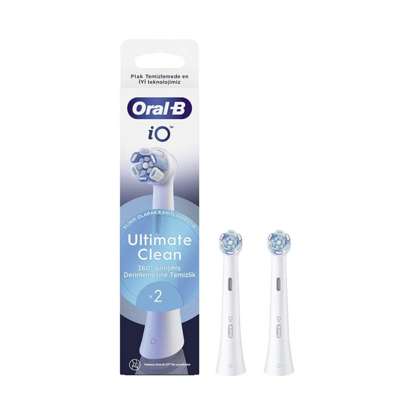 Oral B iO Clean White 2'li Diş Fırçası Yedek Başlık
