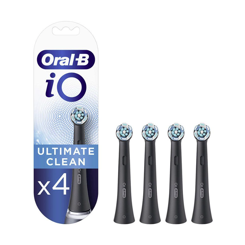 Oral B iO Ultimate Clean Black 4'lü Diş Fırçası Yedek Başlık